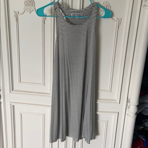 Black and White Striped Dress - Picture 1 of 3